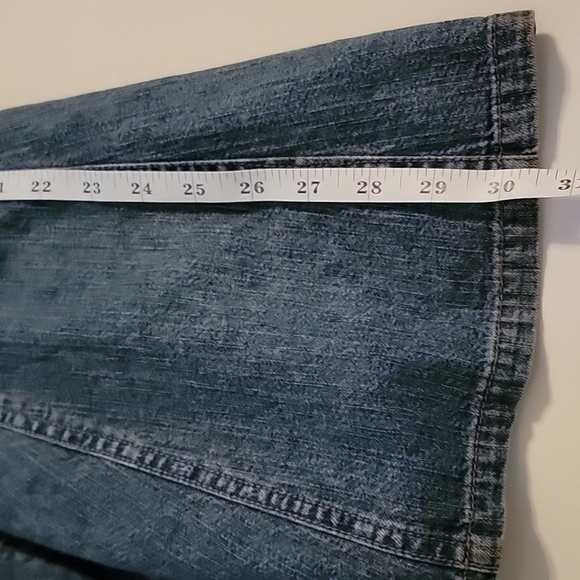 INC International Concepts Medium Wash Denim Panel Skirt Size 4 EUC - Picture 10 of 10